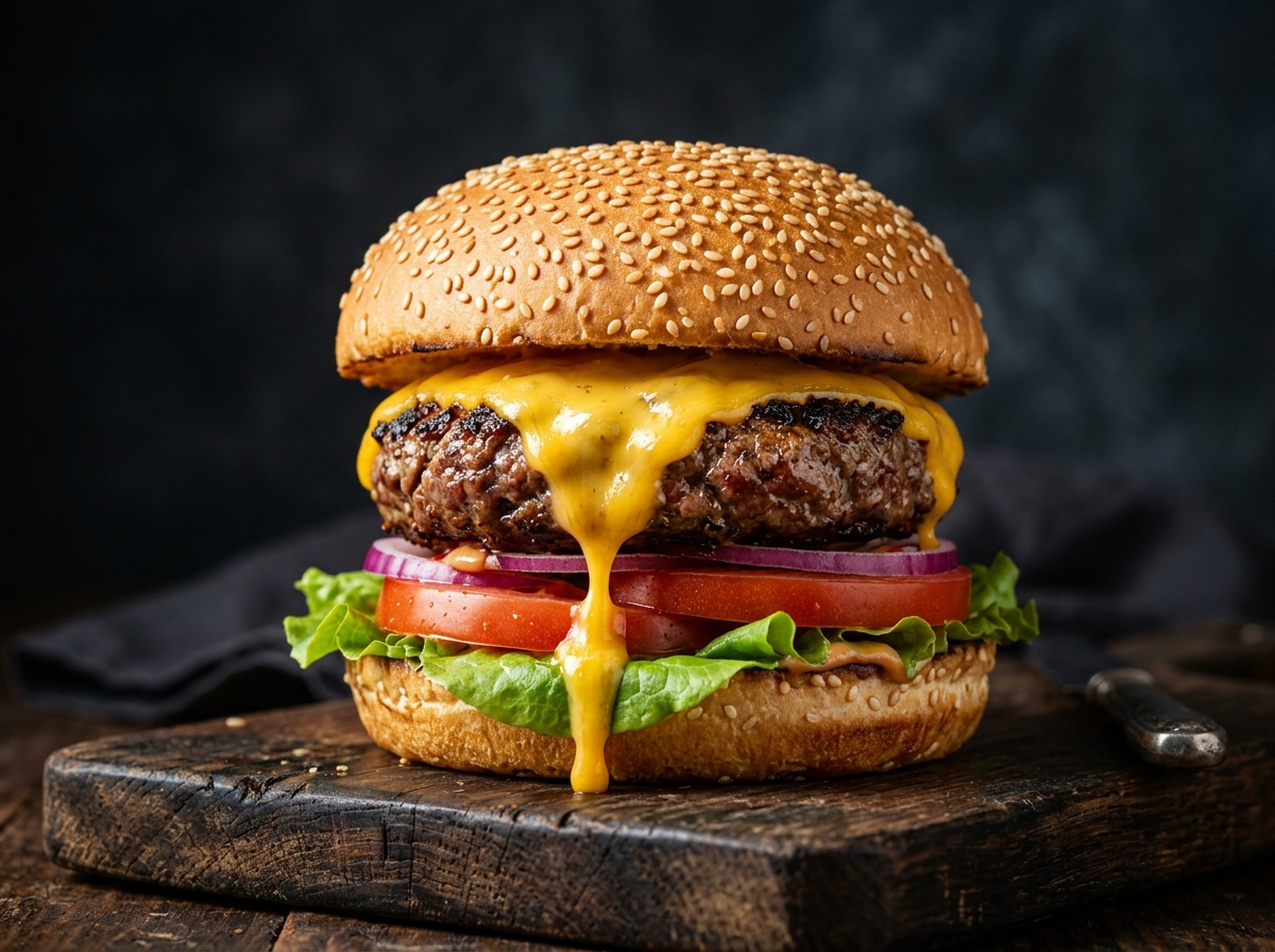 Classic Gourmet Cheeseburger
